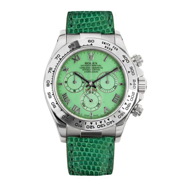 Rolex daytona gold green dial store