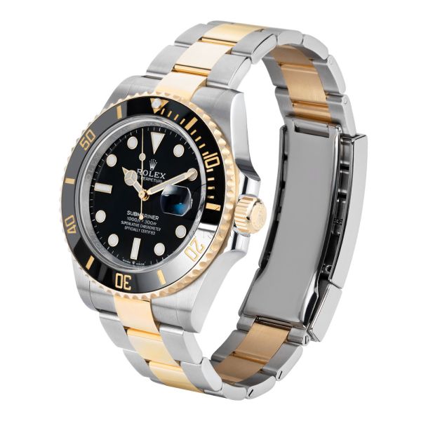 Rolex Submariner Submariner 116613LN Stainless Steel Yellow Gold Bla
