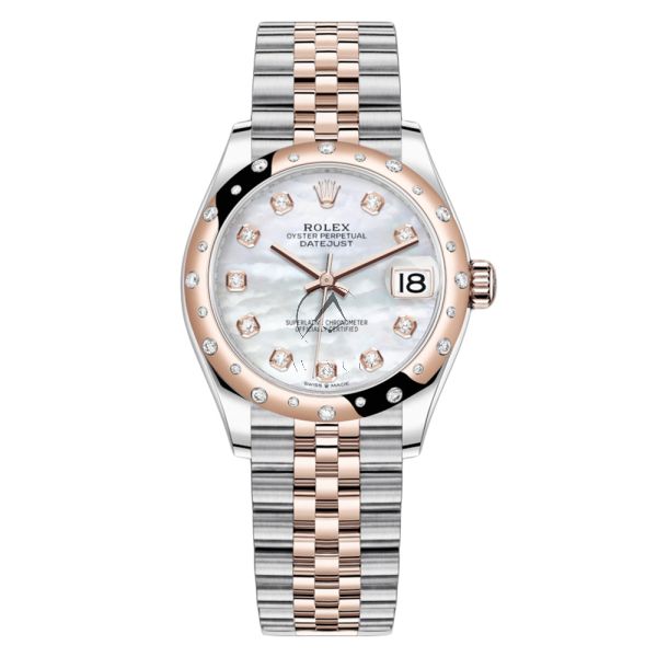 Steel and rose gold rolex datejust store
