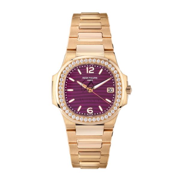 Rose gold patek aquanaut clearance