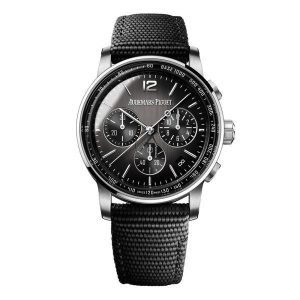 【上品】 Piguet Audemars Shop Code Black Chronograph, 26393NB, 11.59 時計