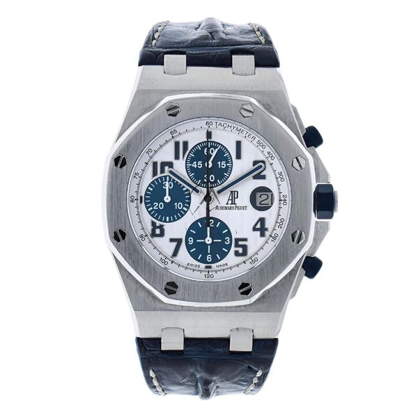 Audemars Piguet Royal Oak Offshore 26020ST Chronograph Steel White