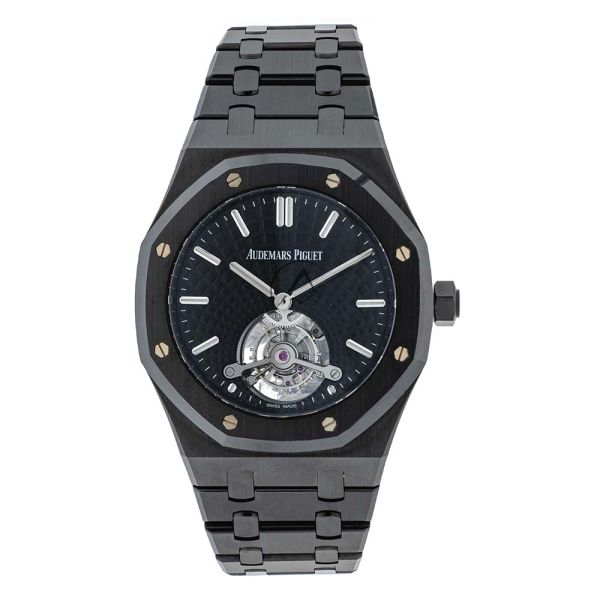 Audemars Piguet Royal Oak 26522CE Tourbillon Black Ceramic Black In