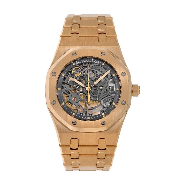 Audemars Piguet Royal Oak 15305OR Openworked 18K Rose Gold Transpar