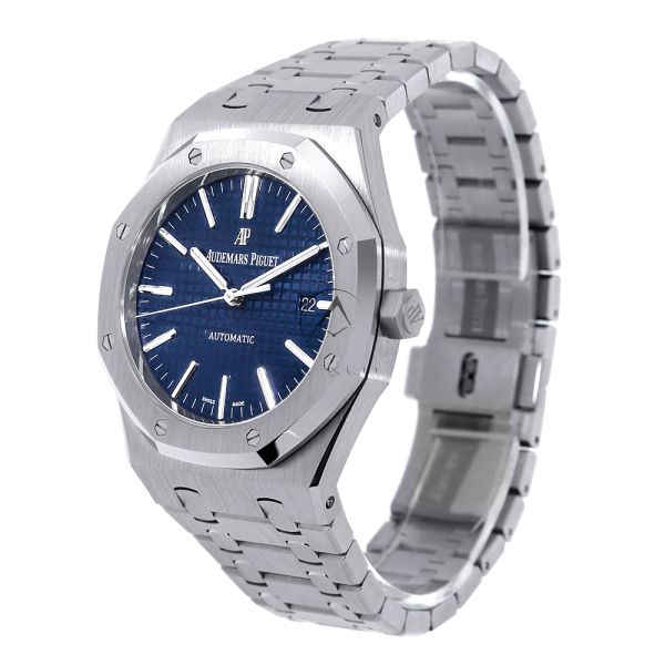Audemars Piguet Royal Oak 15400ST.OO.1220ST.03 Blue Dial Automatic Mens Watch