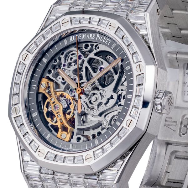 Audemars Piguet Royal Oak 15417BC, Double Balance Wheel, 18K White Gol