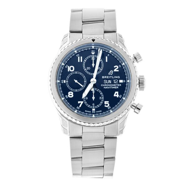 Navitimer 8 blue online