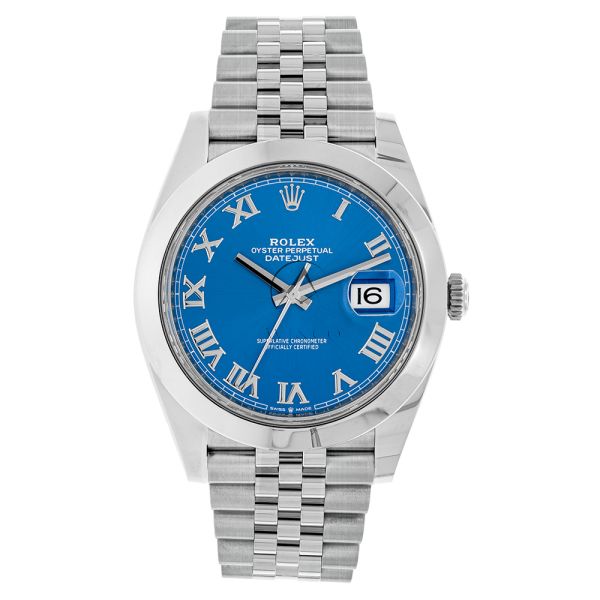 Datejust 41 blu cheap