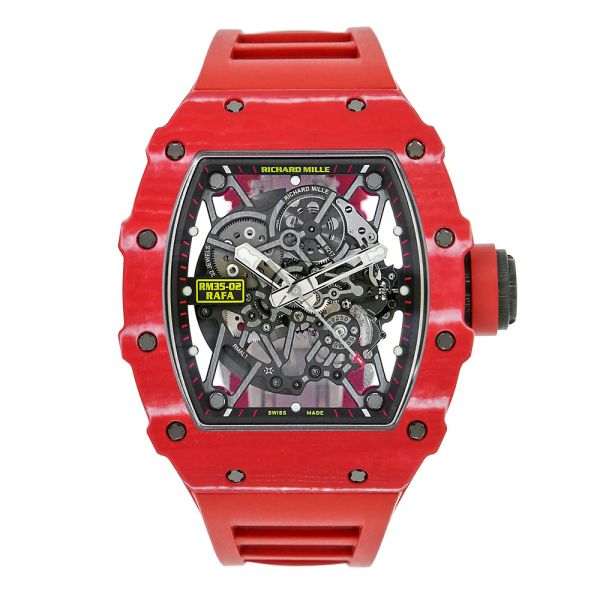 Richard Mille RM 035 RM35 02 Red TPT Transparent Dial 50 mm