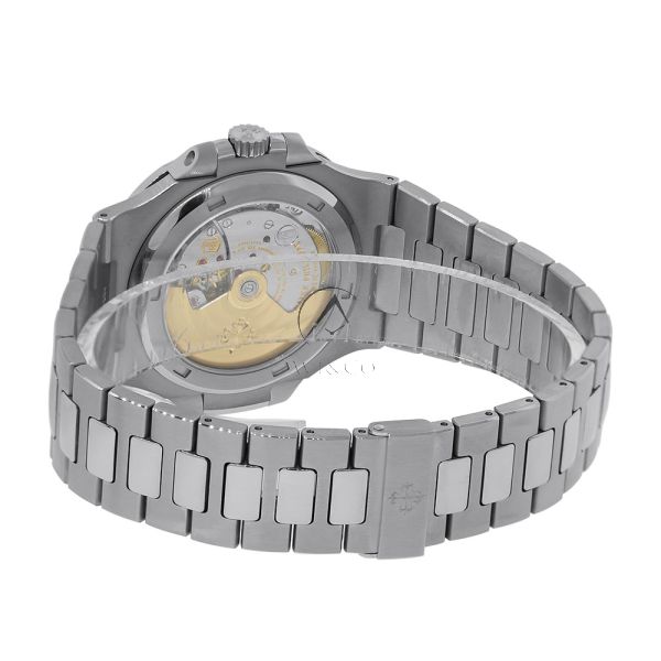Shop Patek Philippe Nautilus 5711 Steel Blue Black Index Dial 40 mm