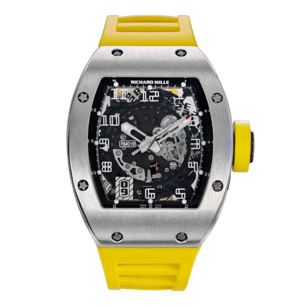 Richard Mille RM 010 18K White Gold Transparent Dial