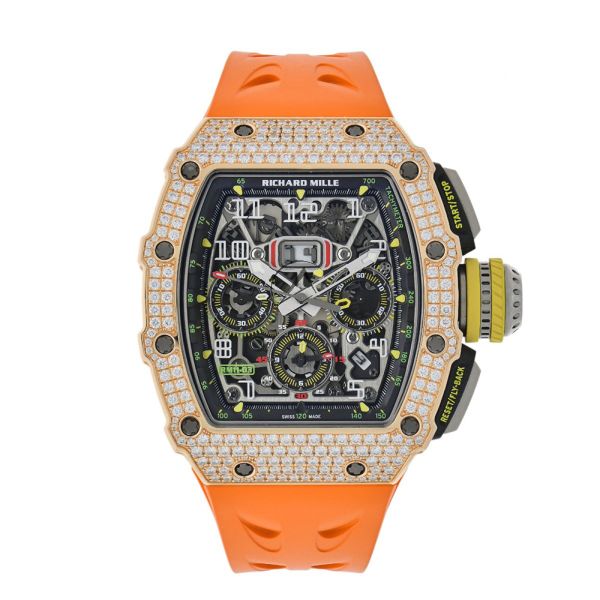 Richard mille gold diamond best sale