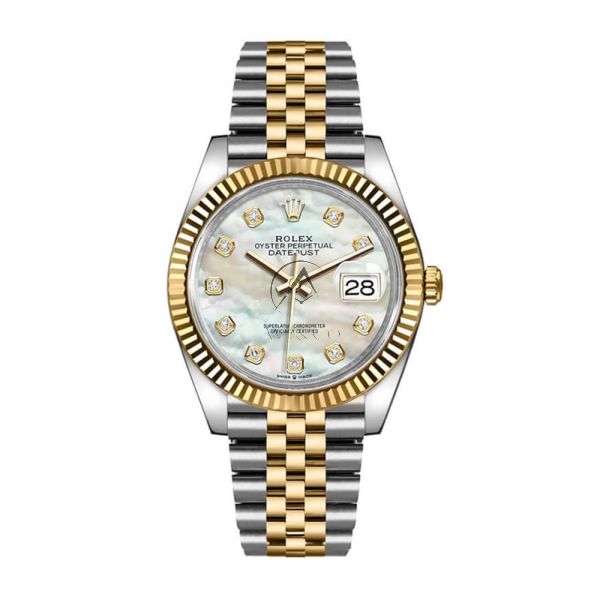 Rolex datejust mop diamond dial on sale