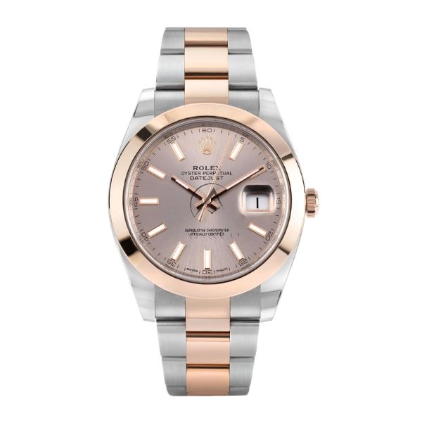 Rolex datejust 41 rose gold online
