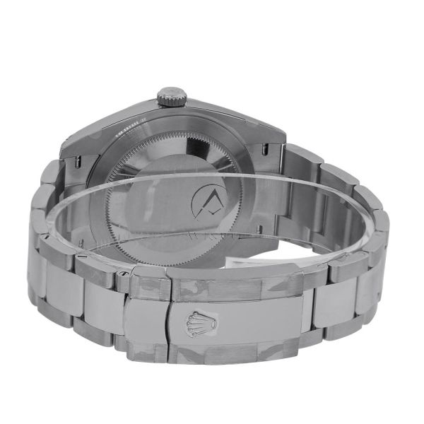 Shop Rolex Datejust 41 Oyster Steel Rhodium Diamond Dial 41 mm
