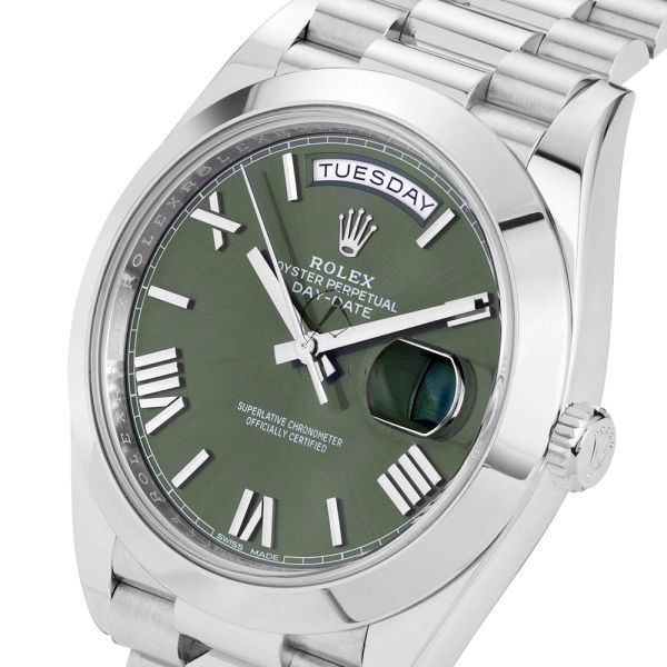Olive green rolex shop