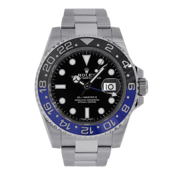 Rolex GMT Master II 116710BLNR Oyster Steel Batman Bezel Watch