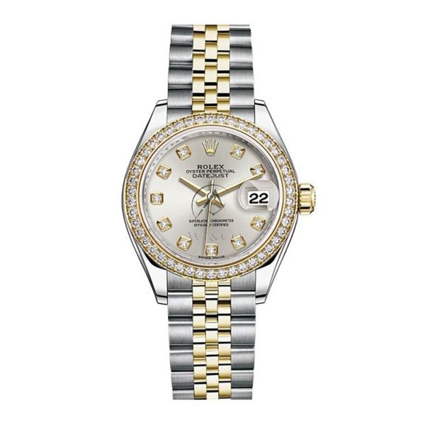 Rolex Lady Datejust 279383RBR Jubilee Steel 18K Yellow Gold Diamo