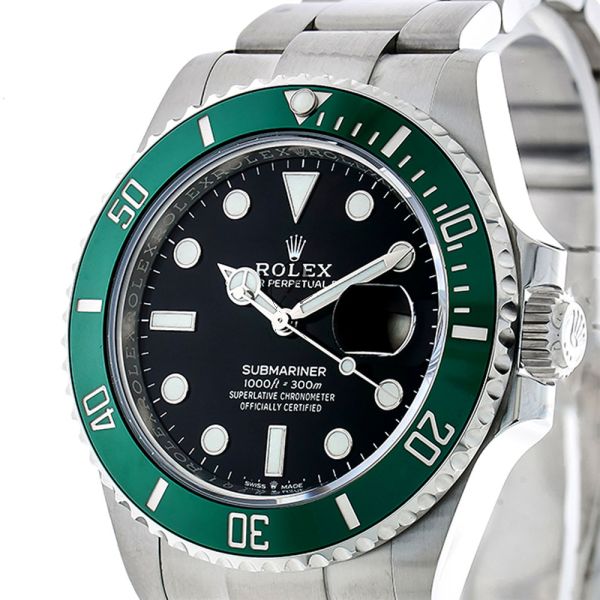 Rolex Submariner 126610LV Oyster Steel Starbucks Green Bezel Black