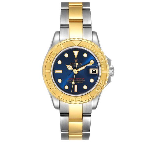 Rolex Yacht Master 169623 Steel 18K Yellow Gold Blue Dial