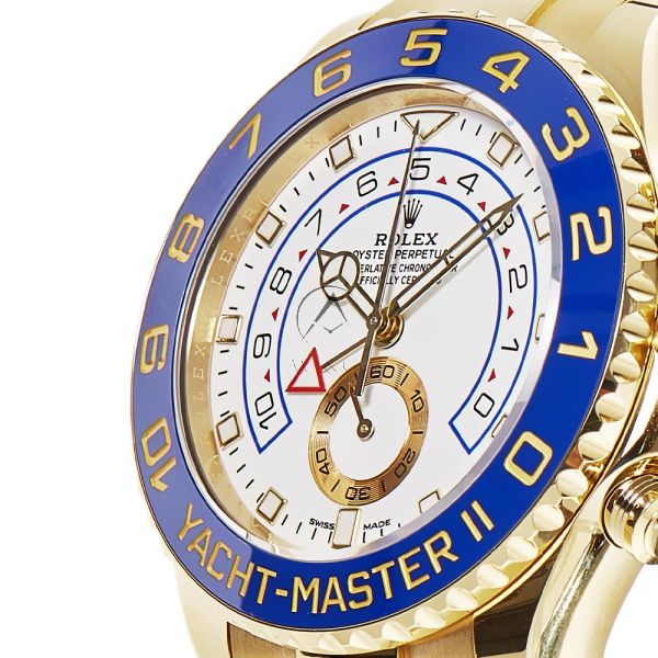 Rolex Yacht Master II 116688 Oyster 18K Yellow Gold White Dial 44 m