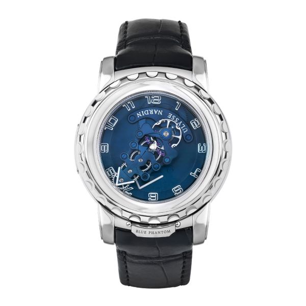 Ulysse Nardin Freak 020 81 White Gold Blue Arabic Dial 44.5 mm