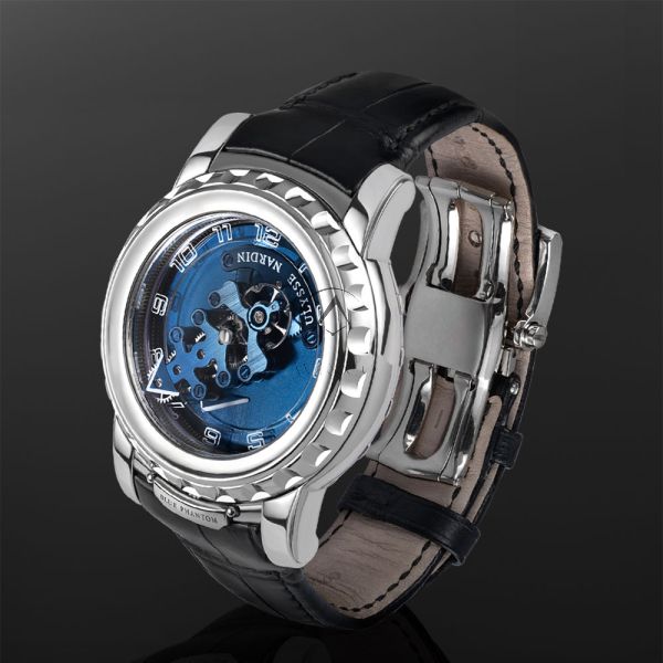 Ulysse Nardin Freak 020 81 White Gold Blue Arabic Dial 44 mm male Watch