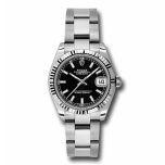 Rolex Lady-Datejust 178274 Steel Black Dial In Stock