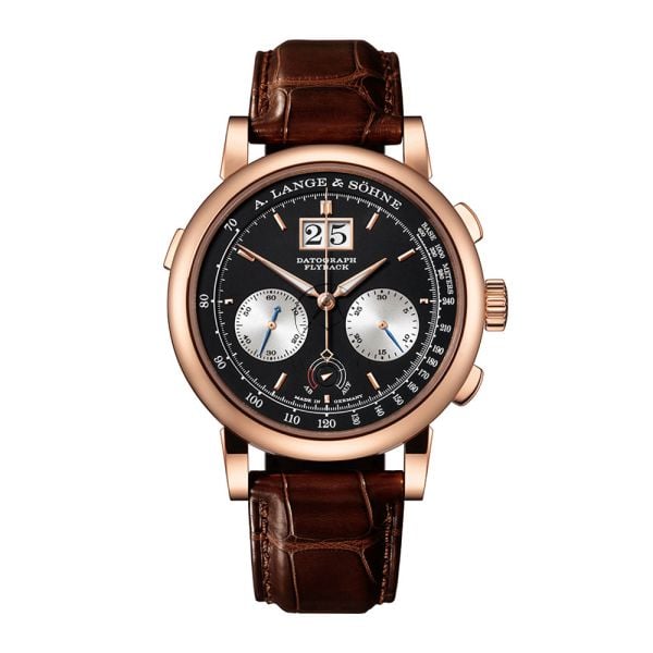 A. Lange & Sohne Datograph 405.031, 18K Rose Gold, Black Dial