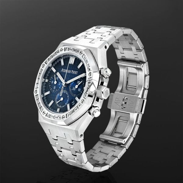 Audemars Piguet Royal Oak 26715BC, 18K White Gold, Diamond Bezel