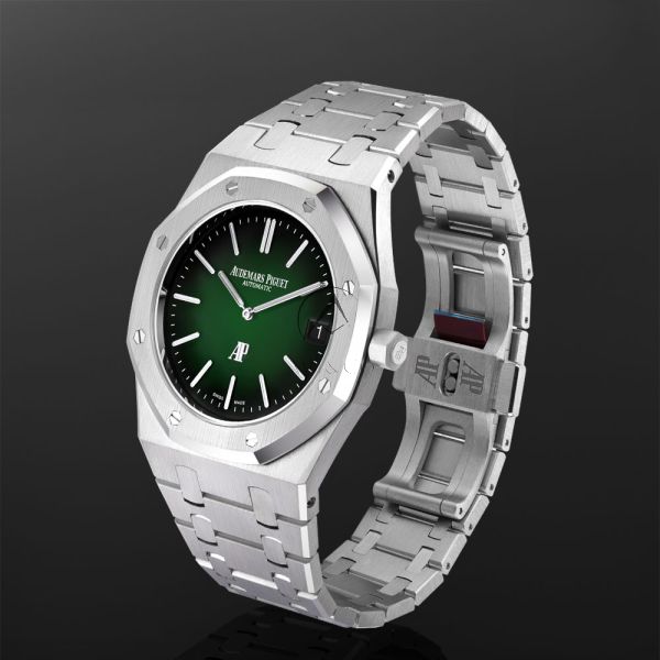 Shop Audemars Piguet Royal Oak, model number 15202PT.OO.1240PT.01