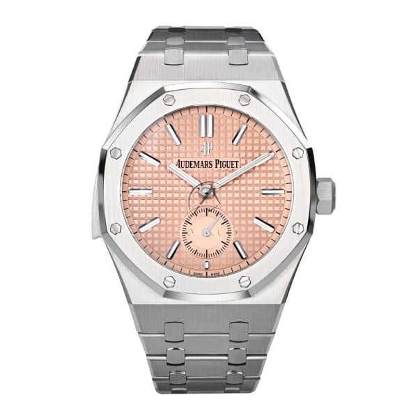 Audemars Piguet Royal Oak 26591TI, Minute Repeater “Supersonnerie”, Limited Edition of 35 pcs, Titanium, Salmon Grande Tapisserie Index Dial, 42 mm - Avi & Co. 1