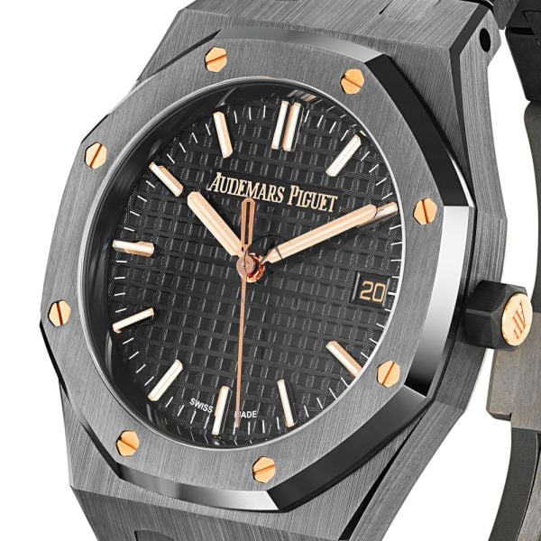 Audemars Piguet Royal Oak 77350CE, Black Ceramic, Black Grande