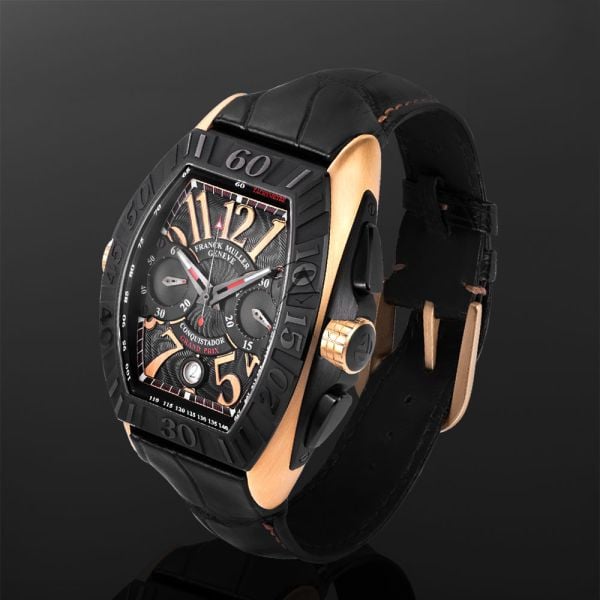 Franck Muller Conquistador ブラック Franck Muller Conquistador, 8900 CC GP, Titanium & 18K Rose Gold