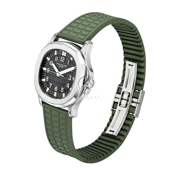 Patek Philippe Aquanaut 5066A, Stainless Steel, Black Index Dial