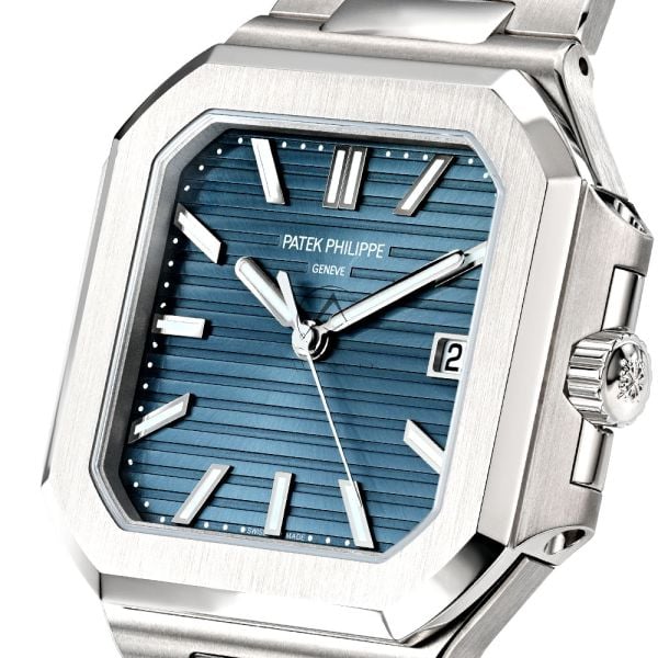Patek Philippe Cubitus 7128/1G-001, White Gold, Sunburst Blue-Grey