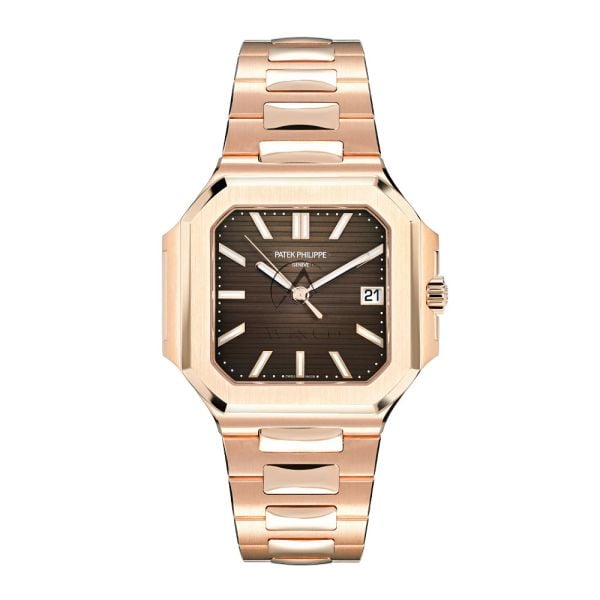 Patek Philippe Cubitus 7128/1R-001, Rose Gold, Sunburst Brown Dial