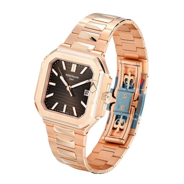 Patek Philippe Cubitus 7128/1R-001, Rose Gold, Sunburst Brown Dial