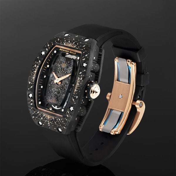 Richard様 Richard Mille RM 07-01, Carbon TPT, 18K Rose Gold, Diamond Set