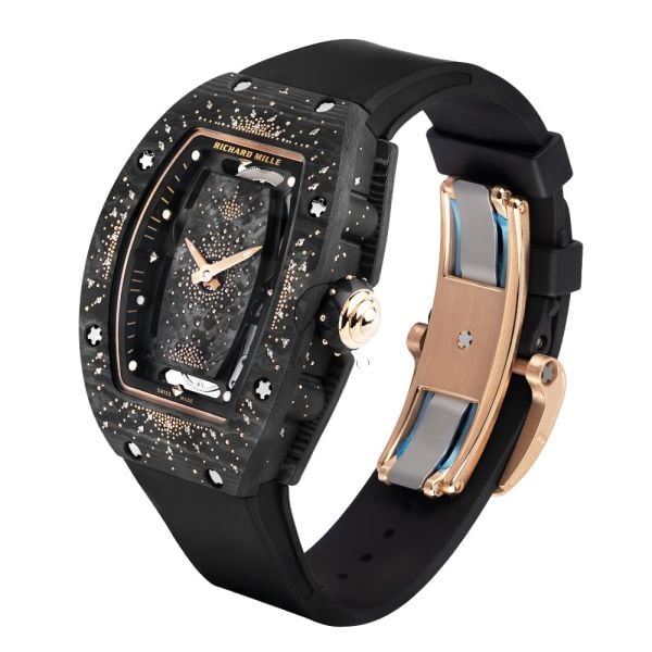 Richard Mille RM 07-01, Carbon TPT, 18K Rose Gold, Diamond Set