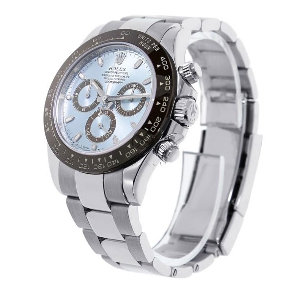 Rolex Daytona 116506, Platinum, Ice Blue Index Dial, Oyster