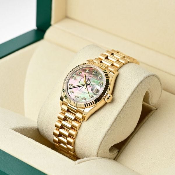パワーストーン Rolex Datejust 31 278278, 18K Yellow Gold, Tahitian MOP Diamond