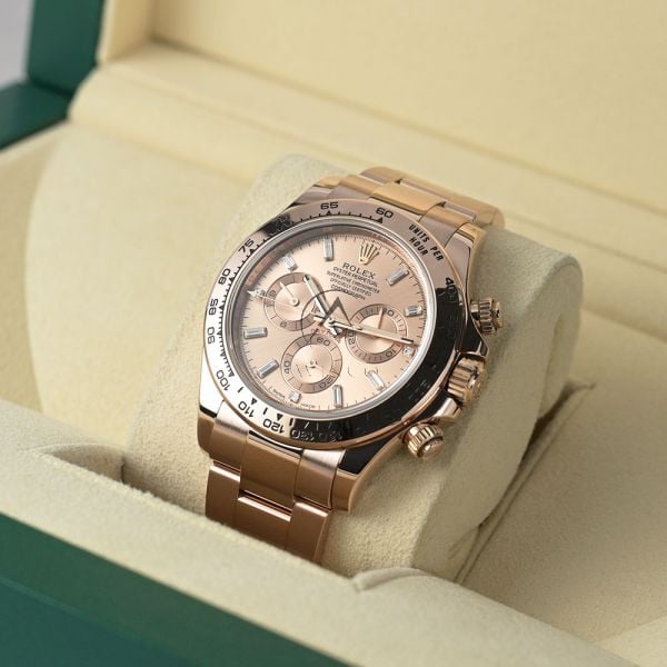 Rolex Daytona 116505, 18K Rose Gold, Pink Diamond Dial, Oyster
