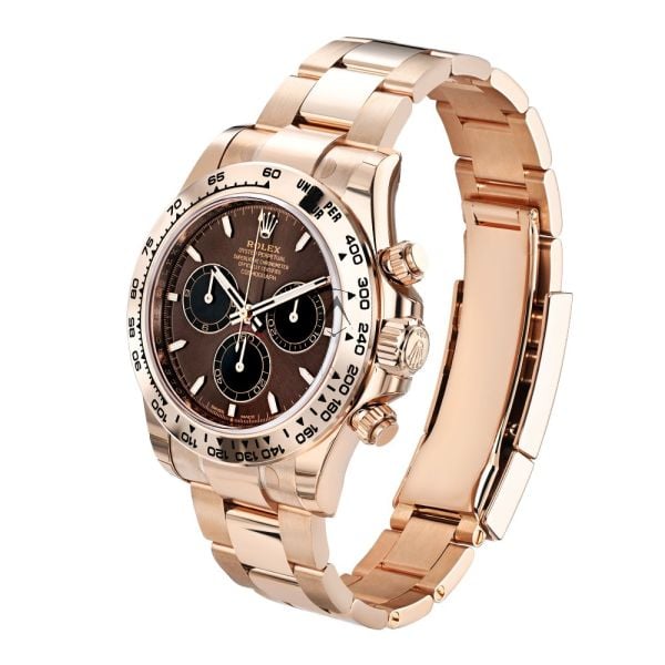 Rolex Daytona 126505, 18K Rose Gold, Chocolate Index Dial, Oyster