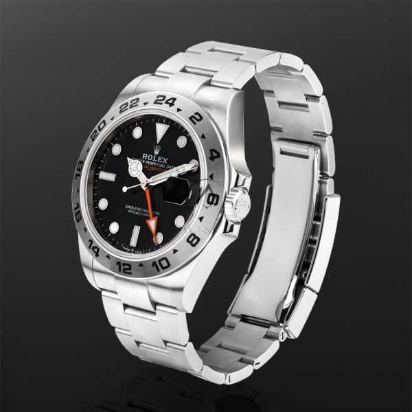 Rolex Explorer II 226570, Stainless Steel, Black Index Dial