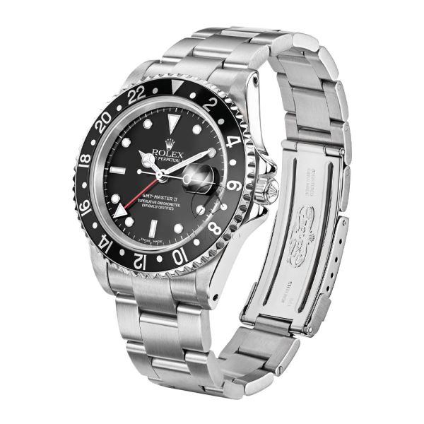 Rolex GMT-Master II 16710, Stainless Steel, Black Index Dial