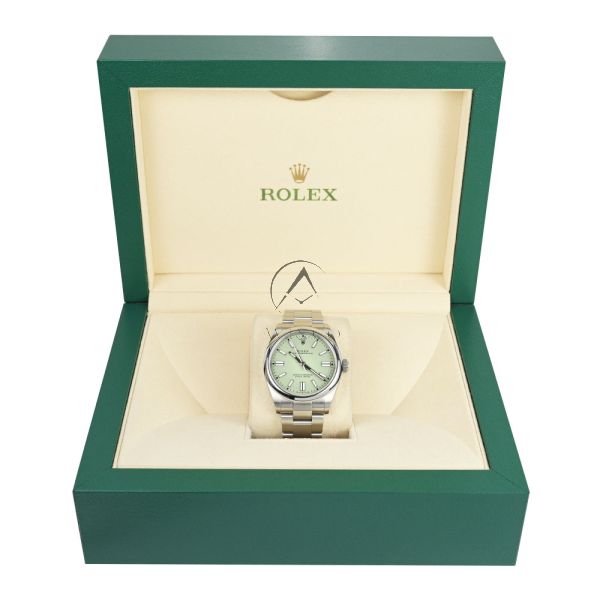 Rolex Oyster Perpetual 41 134300, Stainless Steel, Pistachio Green