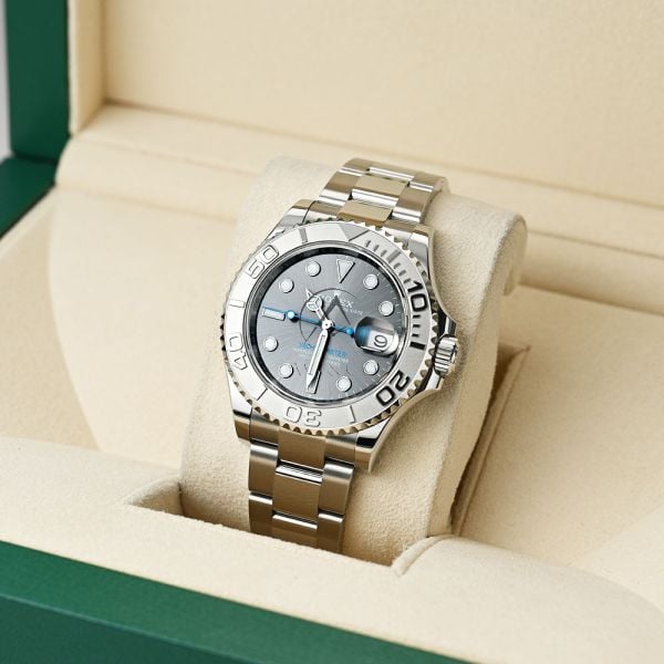 Rolex Yacht-Master 40 126622, Stainless Steel & Platinum, Dark