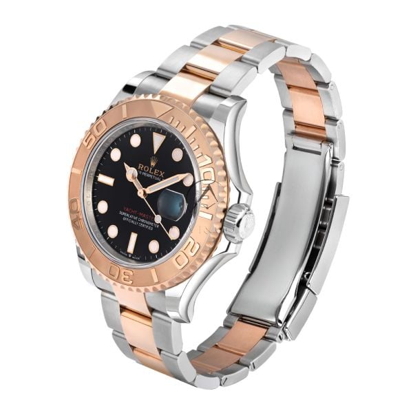 Rolex Yacht-Master 126621, Stainless Steel & 18K Rose Gold, Black