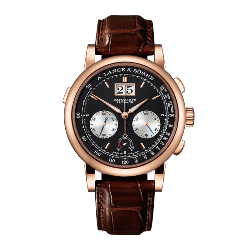 A. Lange & Sohne Datograph 405.031, 18K Rose Gold, Black Dial